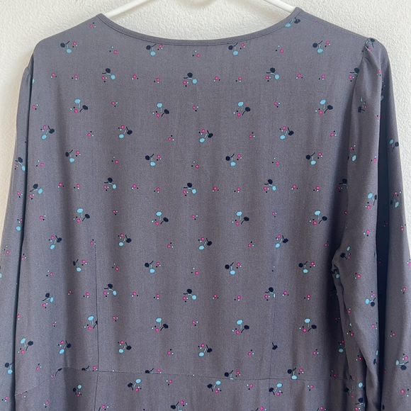 BODEN Vanessa jersey floral long sleeve dress - Picture 8 of 11